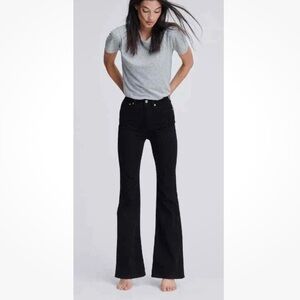 rag & bone Jane super high rise Women's Black Jeans